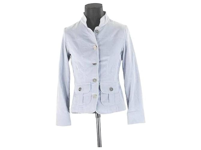 Burberry Cotton Jacket Blue  ref.1147100