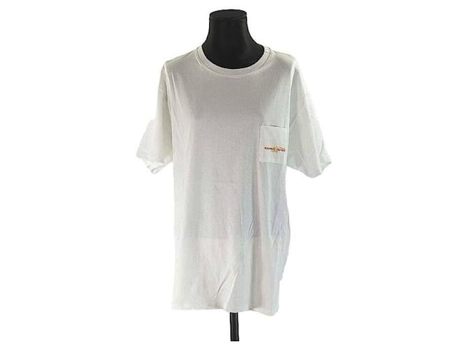 Alexandre Vauthier camiseta de algodón Blanco  ref.1147116