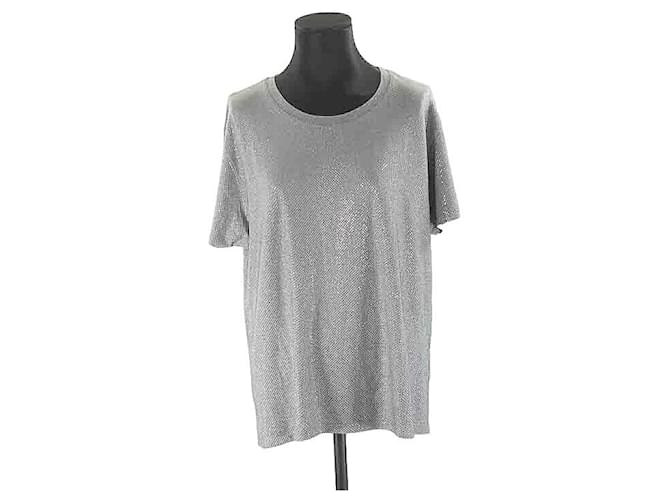 Alexandre Vauthier camiseta de algodão Cinza  ref.1147126