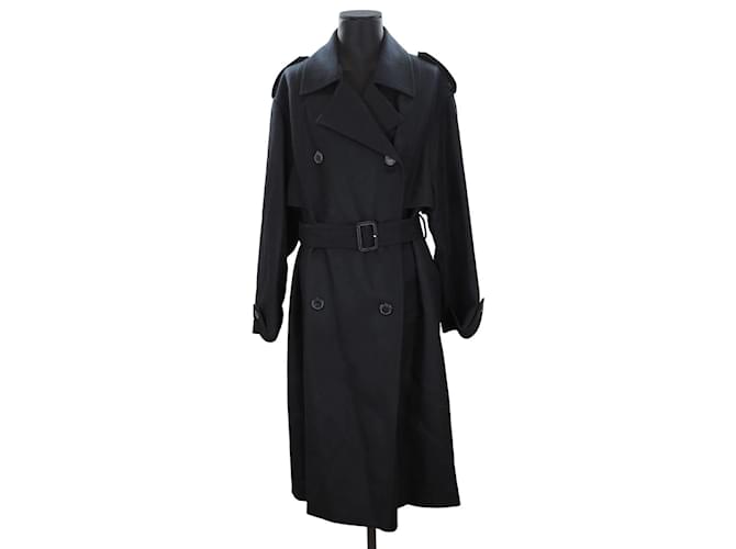 Yves Saint Laurent Wool coat Black  ref.1147136