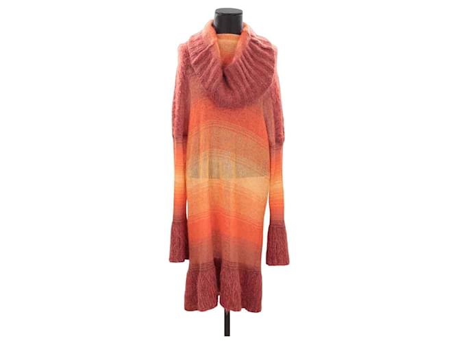 Jean Paul Gaultier Wool dress Orange  ref.1147149