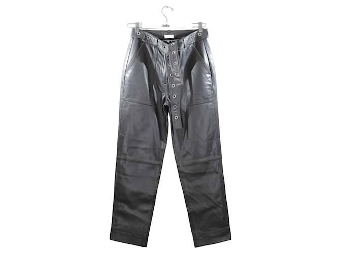 Claudie Pierlot Leather pants Black  ref.1147168
