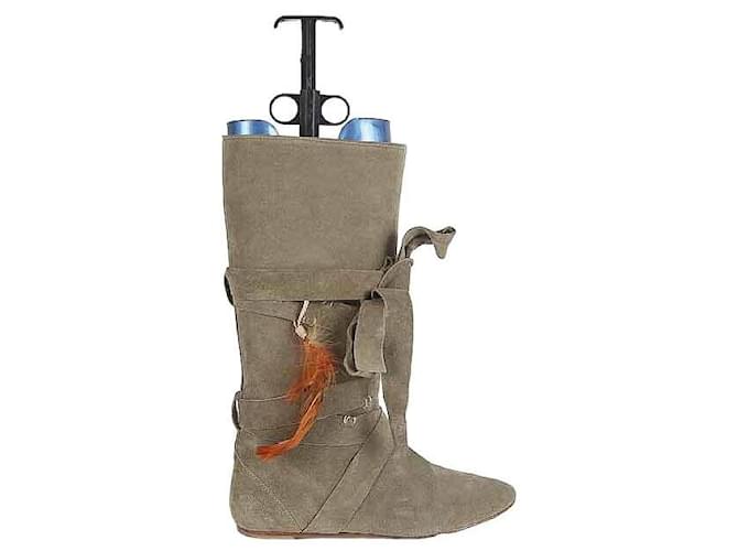 Zadig & Voltaire Boots en cuir Marron  ref.1147211
