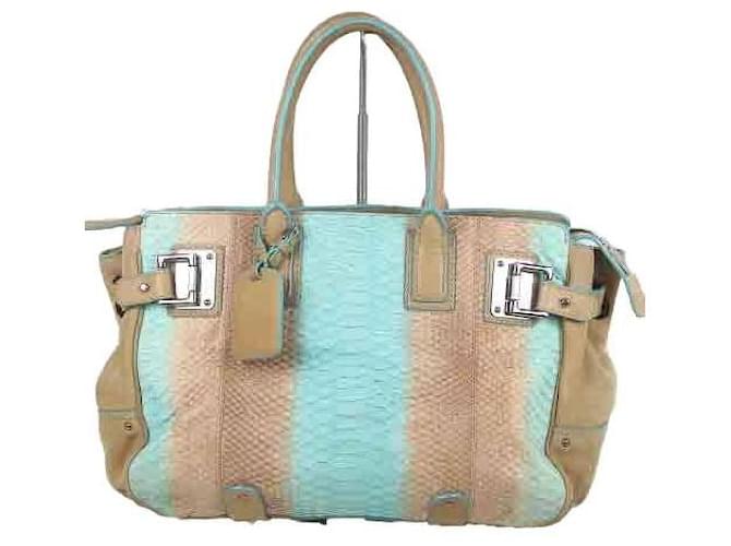 Barbara Bui Leather Handbag Beige  ref.1147231
