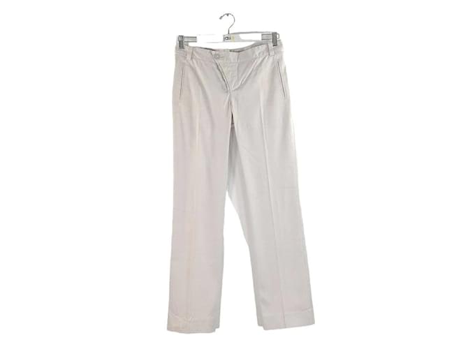 Versace Cotton pants Grey  ref.1147233