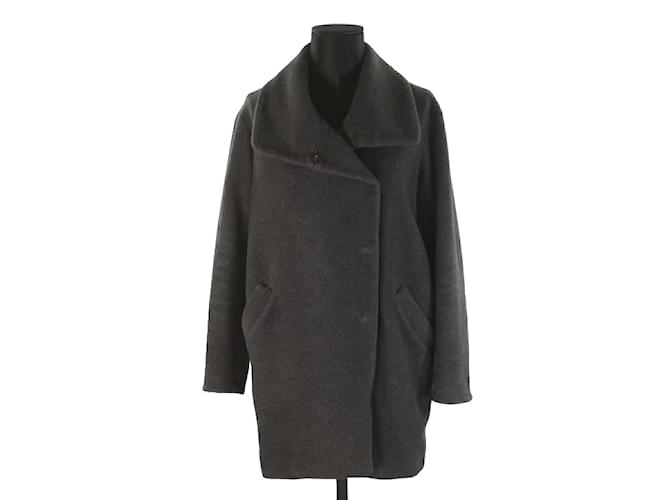 Gerard Darel Wool coat Grey  ref.1147237