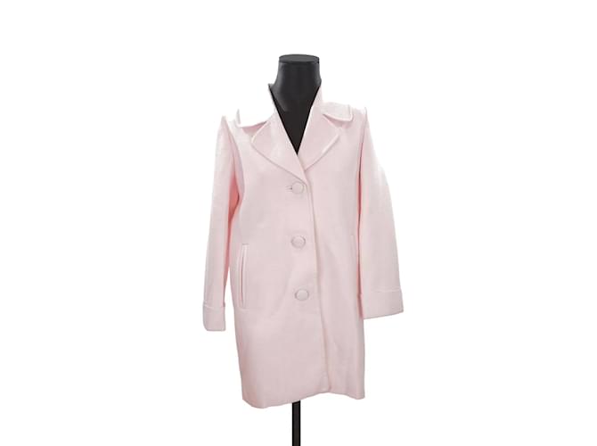 Claudie Pierlot Cotton coat Pink ref.1147256 Joli Closet