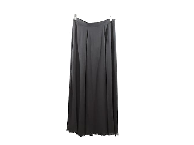 Max & Moi silk skirt Black  ref.1147282
