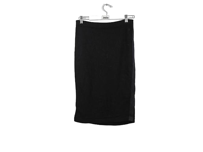 Chanel Cashmere Knit Skirt Black  ref.1147321