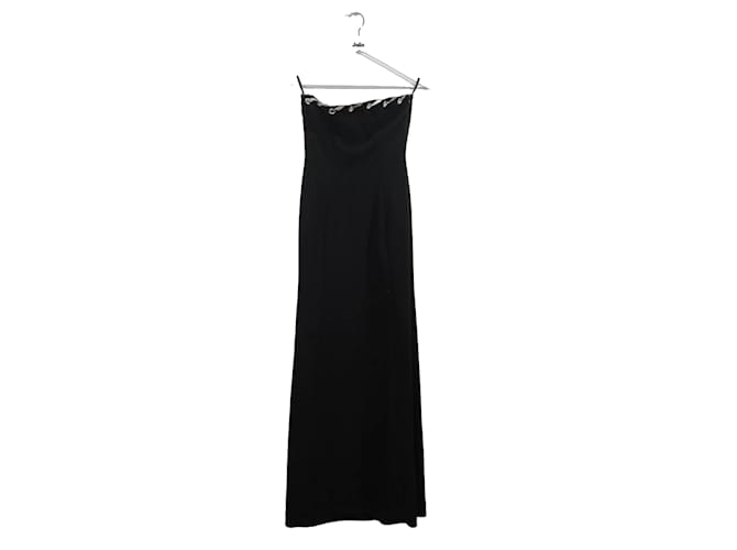 Paco Rabanne Black dress Polyester  ref.1147325