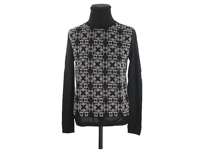 Longchamp Wool sweater Black  ref.1147394