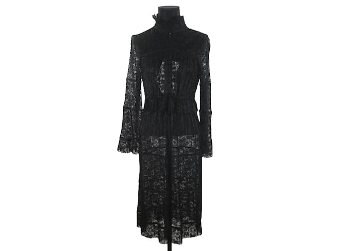 See by Chloé Dress with lace Black  ref.1147395
