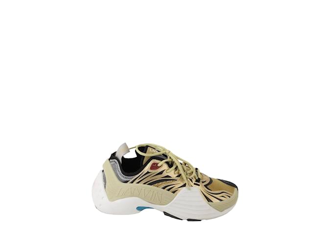 Lanvin Brown sneakers Polyester  ref.1147422