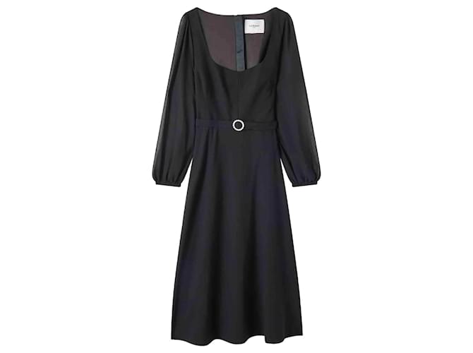 Lk Bennett Black dress Polyester  ref.1147442