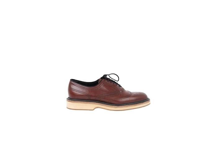JM Weston Chaussures à lacets en cuir Marron  ref.1147471