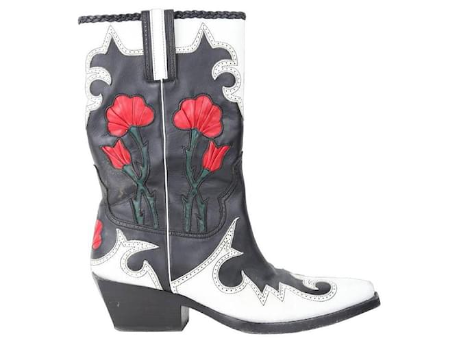 Free Lance Lederstiefel Schwarz  ref.1147473