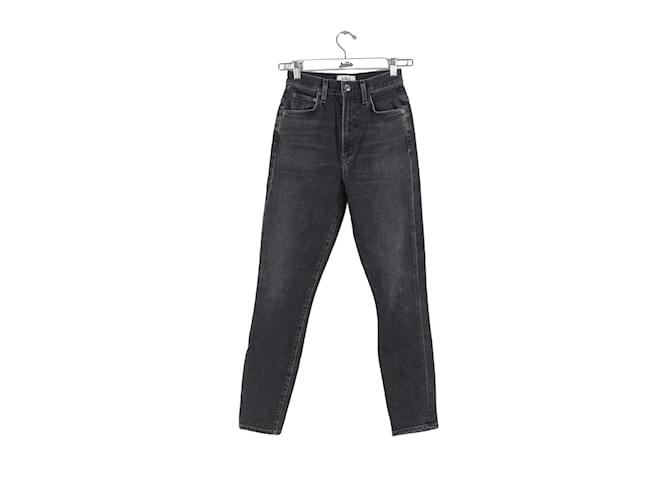Autre Marque Straight cotton jeans Black  ref.1147494