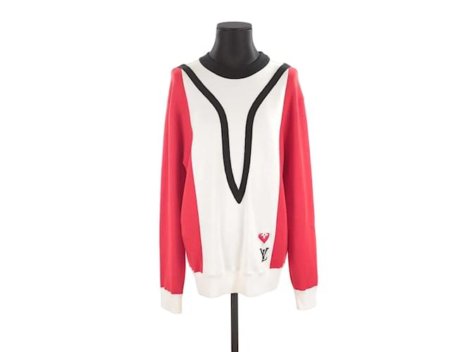 Louis Vuitton Cotton sweatshirt Red  ref.1147506