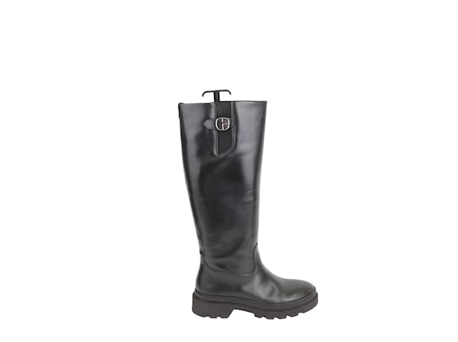 Claudie Pierlot Leather boots Black  ref.1147525