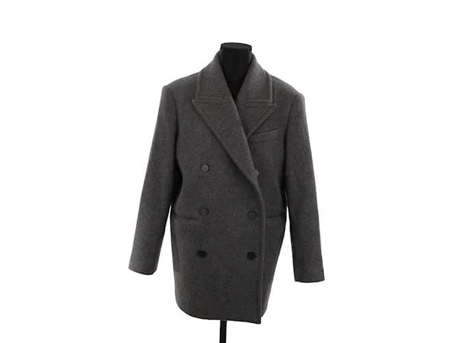 Iro Wool coat Grey  ref.1147562