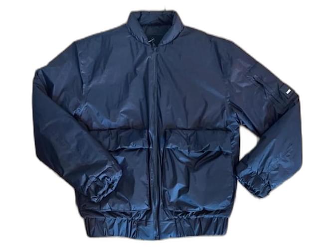 Rains Fuse bomber jacket Black Nylon  ref.1147572