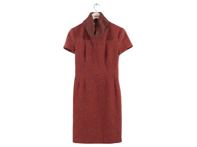 Dolce & Gabbana Wool dress Red  ref.1147585