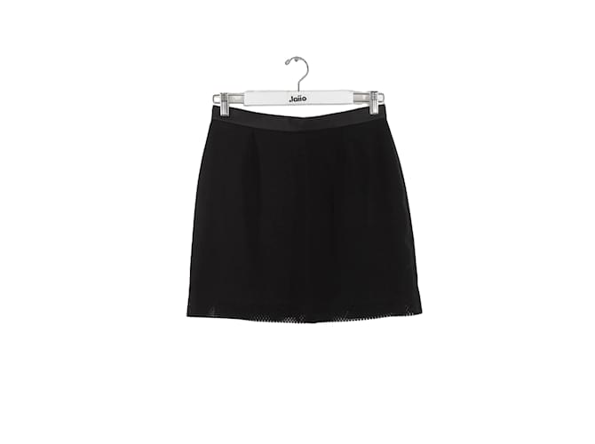 Balenciaga Black mini skirt Polyester  ref.1147588