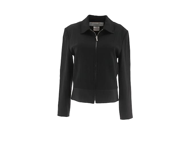 Dior Wool jacket Black  ref.1147642