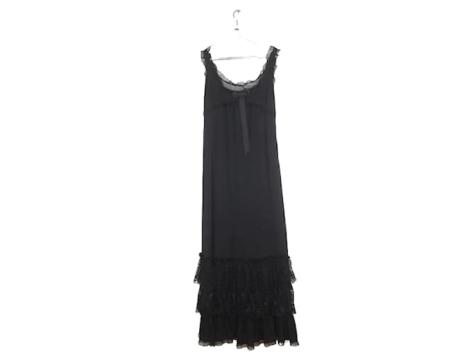 Dolce & Gabbana Dress with lace Black  ref.1147667