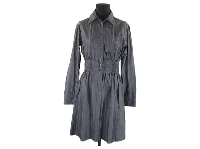 Louis Vuitton vestido de algodão Cinza  ref.1147678