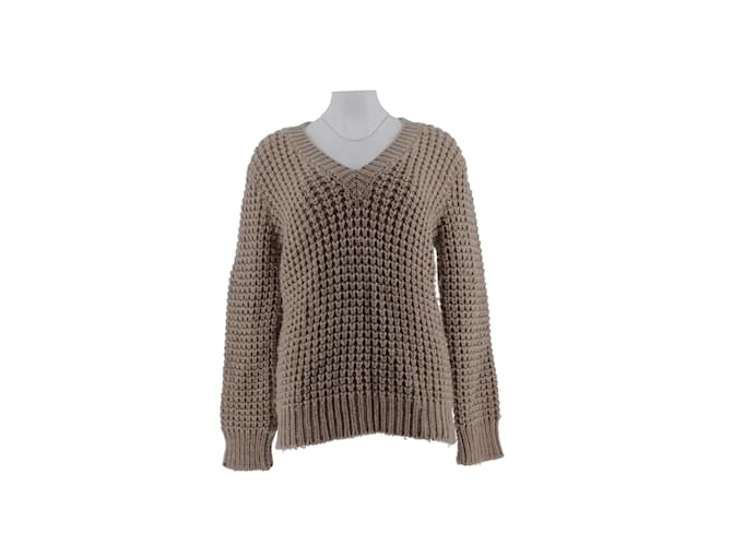 Louis Vuitton Wool sweater Beige  ref.1147700