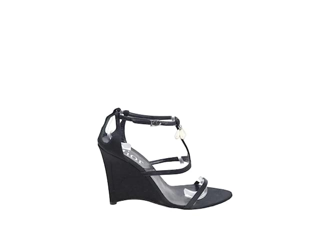 Dior Leather Heels Black  ref.1147728