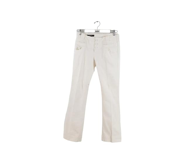 Gucci cotton jeans White  ref.1147730