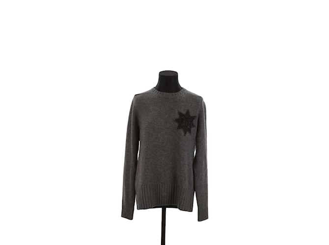 Alexander Mcqueen Woolen sweater Grey  ref.1147758