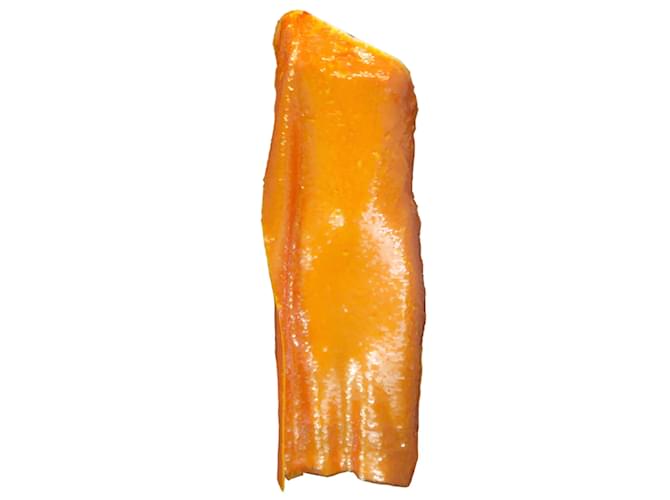 Autre Marque Atlien Orange Paillette Sequined One-Shoulder Midi Dress Polyester  ref.1148328