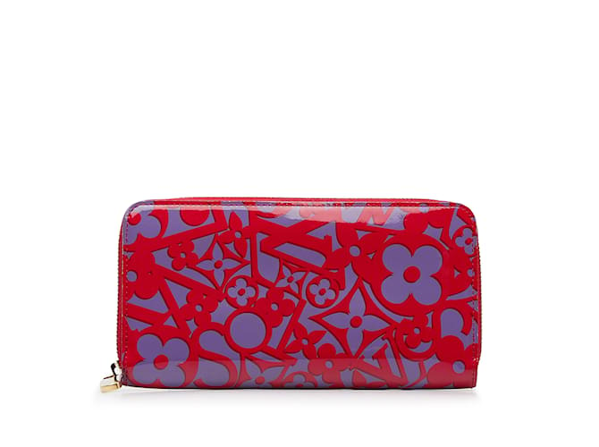 Pink Louis Vuitton Monogram Vernis Sweet Zippy Wallet Leather  ref.1149395