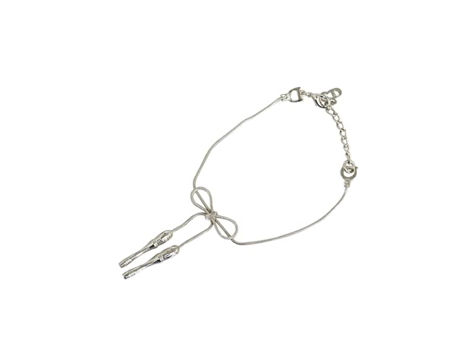 Silver Dior Jump Rope Bracelet Silvery  ref.1149792