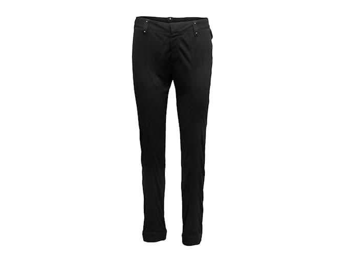 Pantalones pitillo negros Gucci Tom Ford Era Talla IT 44 Sintético  ref.1149871