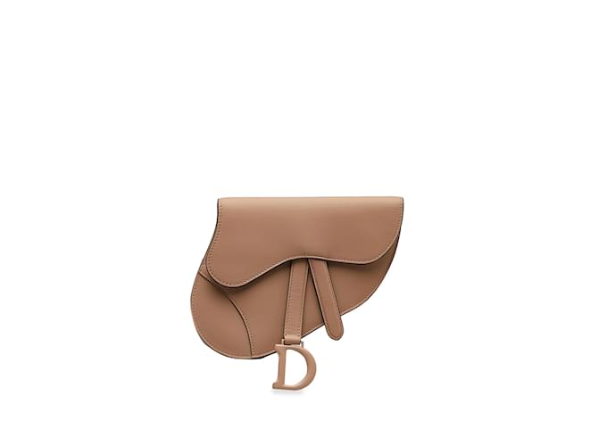 Brown Dior Ultra Matte Saddle Belt Bag Leather  ref.1150230