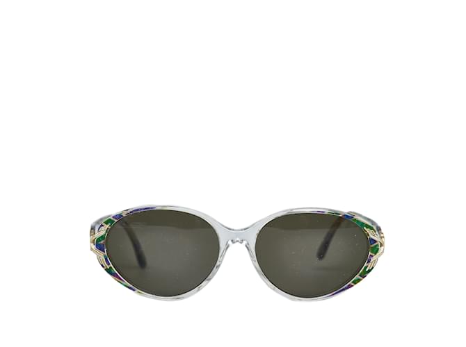 Black Fendi Round Tinted Sunglasses  ref.1150333