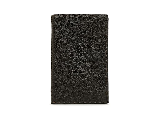 Brown Fendi Selleria Wallet Leather  ref.1150343