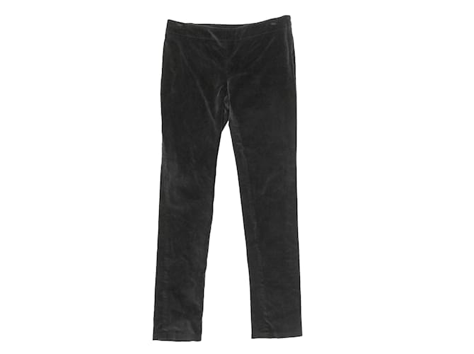 Vintage Noir Gucci Automne/L'hiver 2002 Pantalon en velours Taille IT 38  ref.1150434