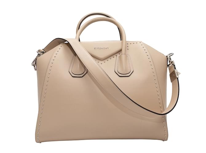 Beige Givenchy Large Antigona Handbag Leather  ref.1150710