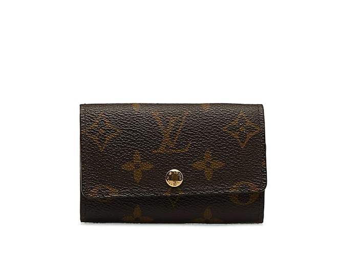 Brown Louis Vuitton Monogram 6 key holder Cloth  ref.1150908