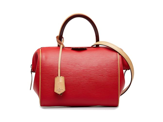 Red Louis Vuitton Epi Doc BB Satchel Leather  ref.1151024