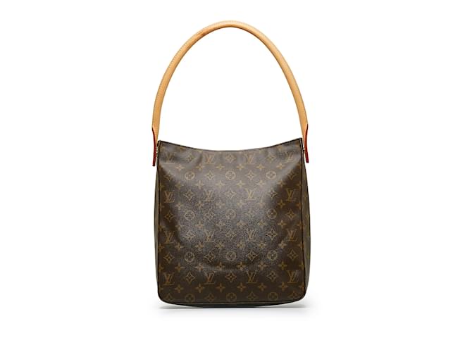 Brown Louis Vuitton Monogram Looping GM Shoulder Bag Leather  ref.1151046