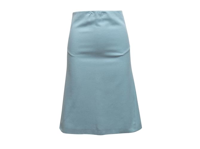 Vintage Light Blue Alexander McQueen 90s Wool Skirt Size US XS  ref.1151060