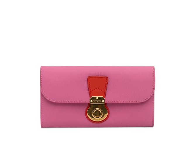 Pink Burberry DK88 Halton Wallet Leather  ref.1151464