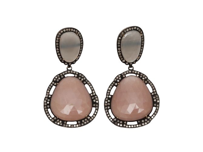 Autre Marque BAVNA Ohrringe T. Metall Pink