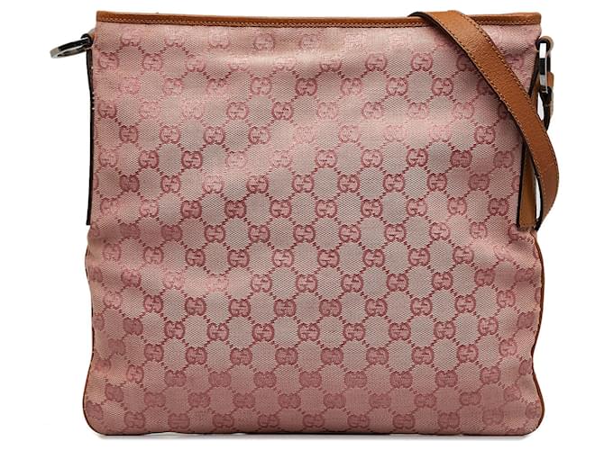 Pink Gucci GG Canvas Crossbody Leather  ref.1151638
